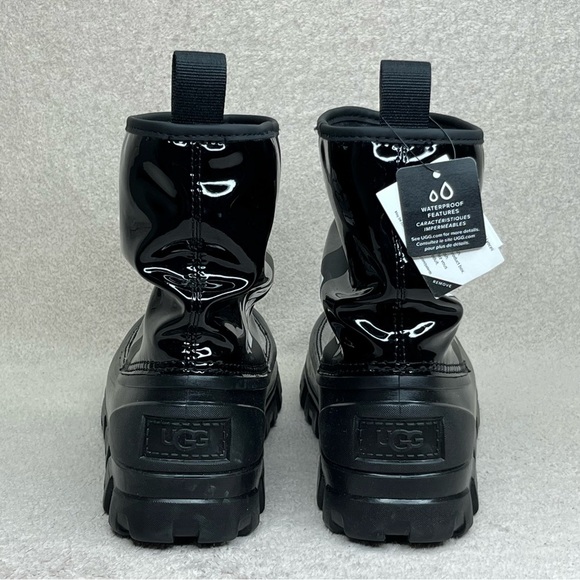 UGG Classic Brellah Mini Boot-Black-Women’s 5-Winter-Warm-Fashion-Snow-Rain-Cute - Picture 3 of 15